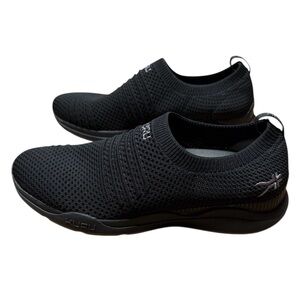 KURU Footwear Stride Slip-On Shoes Women’s Size 8.5 Medium Jet Black Slate Gray